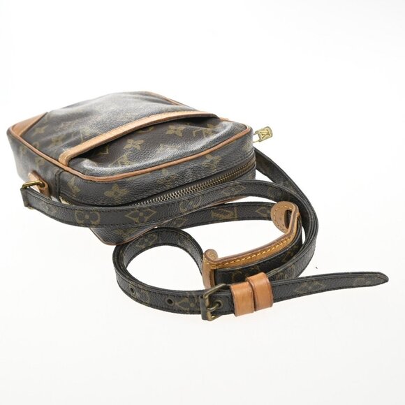 LOUIS VUITTON Danube Shoulder Bag Monogram Leather Brown - Picture 4 of 5